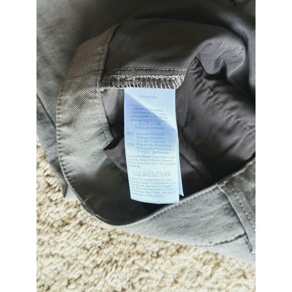 Madewell Pleated Wide Leg Pants Taupe Green Size 00 Career Academia Quiet Luxury - Picture 5 of 7